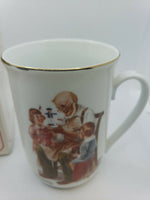 Norman Rockwell Museum "The Toymaker" Collectible Mug, Vintage 1982 New In Box