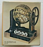 Vintage Pencil Sharpener Lottery Wheel Die-Cast New in Box New Old Stock PB26