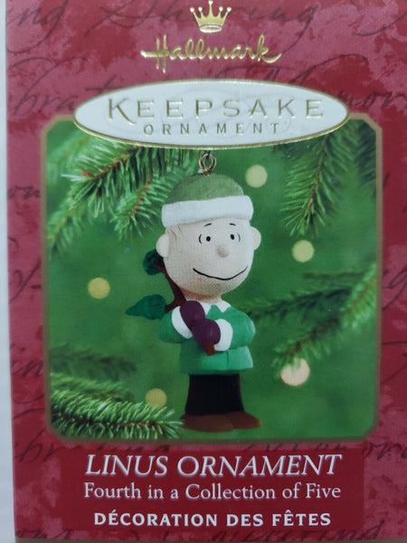 2000 Hallmark Keepsake Ornament A Snoopy Christmas  "Linus" New In Box U5