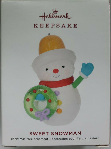 2019 Hallmark Keepsake Ornament Sweet Snowman Limited Edition NIB U5