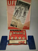 Vintage 1950's Blue Wibbler Toy  St Louis New Old Stock Fun Find Rare