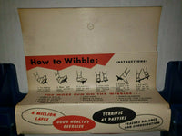 Vintage 1950's Blue Wibbler Toy  St Louis New Old Stock Fun Find Rare