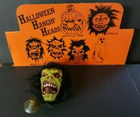 Vintage Halloween Creepy Head Suction Cup Monster NOS