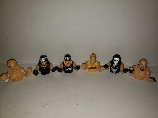 Vintage Thumb Wrestlers 1999 Vending Machine Toy Prizes Lot of 6 SKU 46