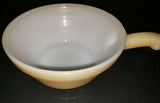 Fire King Oven Ware Bowl With Handle Peach Lustre Beehive Vintage  EUC