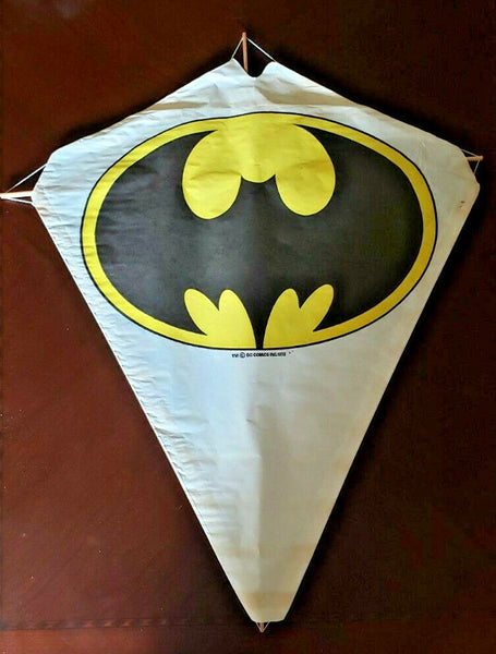 Vintage 1972 DC Comics Batman Logo Paper Kite Old Unsold Unopened New Old Stock