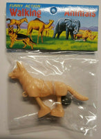 Vintage Ramp Walker Header Toy Old Vending Stock New Old Stock Sm Shepherd Dog