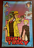 Dick Tracy Machine Gun Poster 1990 35X23 Walt Disney O.S.P.  Sealed #1684