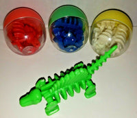 Vintage 4 Dinosaur Puzzles in Capsules Vending Machine Toy Prizes SKU 20