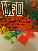 Vintage 6 UFO Space Ships & Flying Saucer Vending Machine Toy Prizes NOS