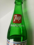 1976 7up Pop Soda Bottle Salutes Commemorative 1776 - 1976 Bicentennial B2-12