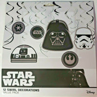 Star Wars Episode IV A New Hope  Hanging Swirl Decorations ~ Disney Lucas Films