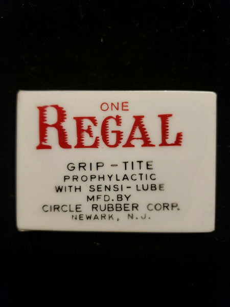 Vintage Regal Fulll Condom Pack Circle Rubber Newark NJ New Old Stock