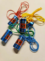 Vintage 5 Eveready 9 Lives Battery Necklace Charms Vending Machine Toy SKU 51