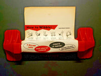 Vintage 1950's Red Wibbler Toy /St Louis/ New Old Stock