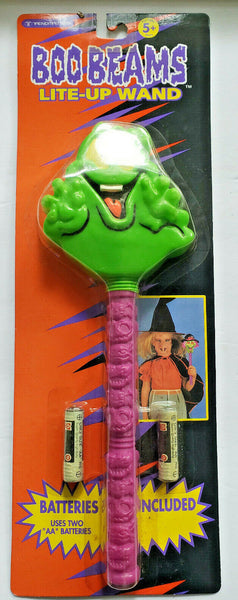 Trendmasters Vintage 1993 Halloween Boo Beam Lite Up GREEN ghosh Wand NEW