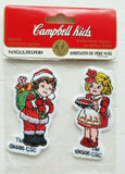 Vintage 1995 Fibre Craft Campbell Soup Kids SANTA'S HELPERS  IRON-ON U51