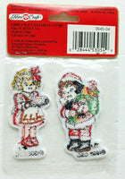 Vintage 1995 Fibre Craft Campbell Soup Kids SANTA'S HELPERS  IRON-ON U51