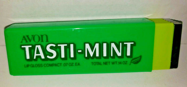 Vintage Avon Tasti Mint Tasty Mint Gum Package Lip Gloss