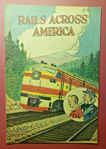 1955 Rails Across America comic book Association of American Railroads