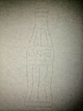 Vintage 3 Embossed Coca-Cola Letterhead Stationery Coca Cola Bottle WatermarkNOS