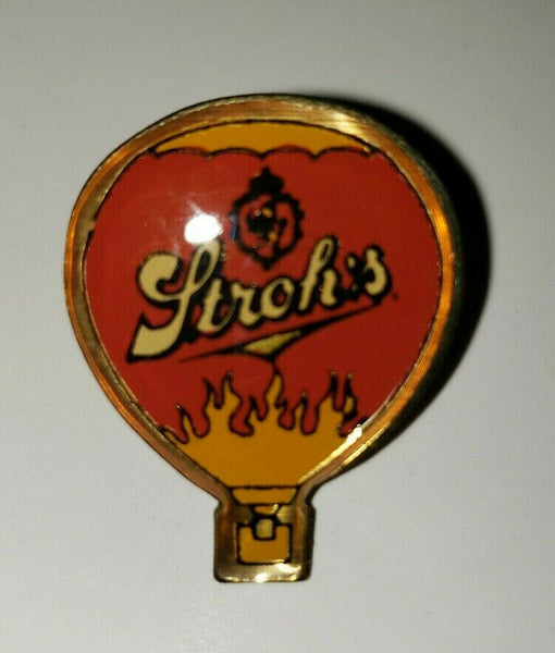 Vintage Stroh’s Logo Emblem Hat Vest Lapel Pin. Barlow, Beer Advertising