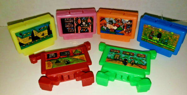 Vintage 6 Transforming TV Game Robots Vending Machine Toy Prizes SKU 1