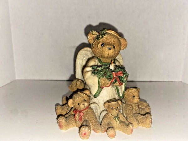 Cherished Teddies Christmas Angels Figurine No Box U8