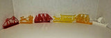 Vintage Nabisco  "Great Parade of Transportation" Premium Toys Charms lot 6 NOS