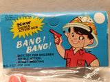 Vintage Rubber Band Shooter Bang Bang Gun toy vending machine prize unopened NOS