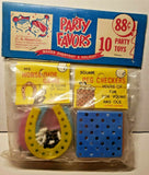 Vintage 1970's C.A. Reed Party Favor 10 Toys In Original Package Hong Kong NOS