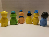 Vintage Popeye & Friends Lot of 6  Pencil Toppers Erasers Charms Vending SKU 39