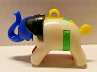 Vintage 1960s Plastic Keychain Puzzle Vending Charm Gumball Machine Elephant NOS