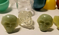 Vintage Gumball Vending Spider & Skull Head Halloween Rings Lot 6 Random Rings