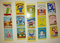 15 Trash Can Tots Vending Stickers Vintage New Old Stock B (299)