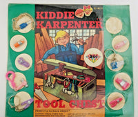 Vintage Kiddie Tools Toy Charm Prizes Old Gumball Vend Machine Display Card #9