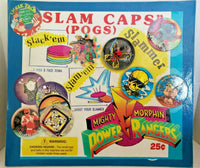 Slam Caps Assorted Colorful Pogs Toys Gumball Vending Machine Disp Card #16