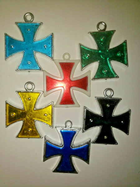 Vintage Surfer Cross Maltese Charms Vending Gumball Machine Prize Lot of 6 NOS