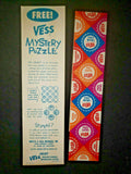 Vintage 1950's Nine Piece Vess Mystery Puzzle New Old Stock SKU PB4