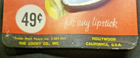 Vintage 1960 Dime Store Looky Lipstick Mirror Hollywood California NOS PB10/U184
