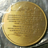 Vintage Rare Budweiser Beer Millennium Bronze Token Coin Medallion NIP