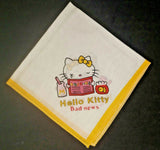 Vintage Hello Kitty Handkerchief  New Old Stock Yellow