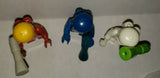 Vintage Minifigure Lot Of 3 Charms Vending Toy Prize New