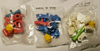 Vintage Minifigure Lot Of 3 Charms Vending Toy Prize New