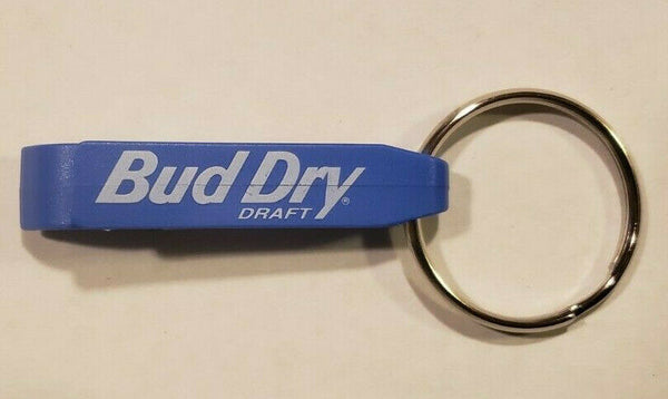 Vintage Budweiser Bud Dry  Keychain New SKU PB87
