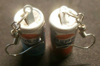 New from Vintage Mini Pepsi Soda Cans Fun Food Charms Costume Jewelry C4