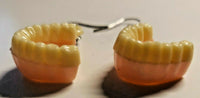 New from Vintage Mini Dentures Teeth  Cracker Jack Like Charms Costume Jewelry