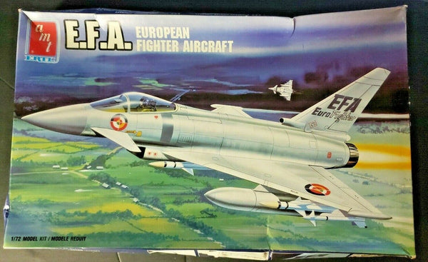 Vintage 1989 E.F.A. European Fighter Aircraft 1/72 Scale AMT model kit  NOS U146