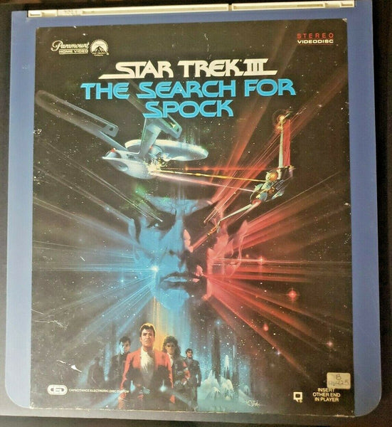 Vintage 1984 Star Trek III  RCA VideoDisc Select a Vision Paramount Home Video