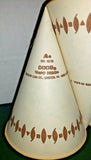 Vintage Dixie Cups Pointed Disposable Drinking Brown Tempo Pattern Lot 4 New